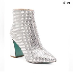 Betsy Johnson booties perfect for NYE